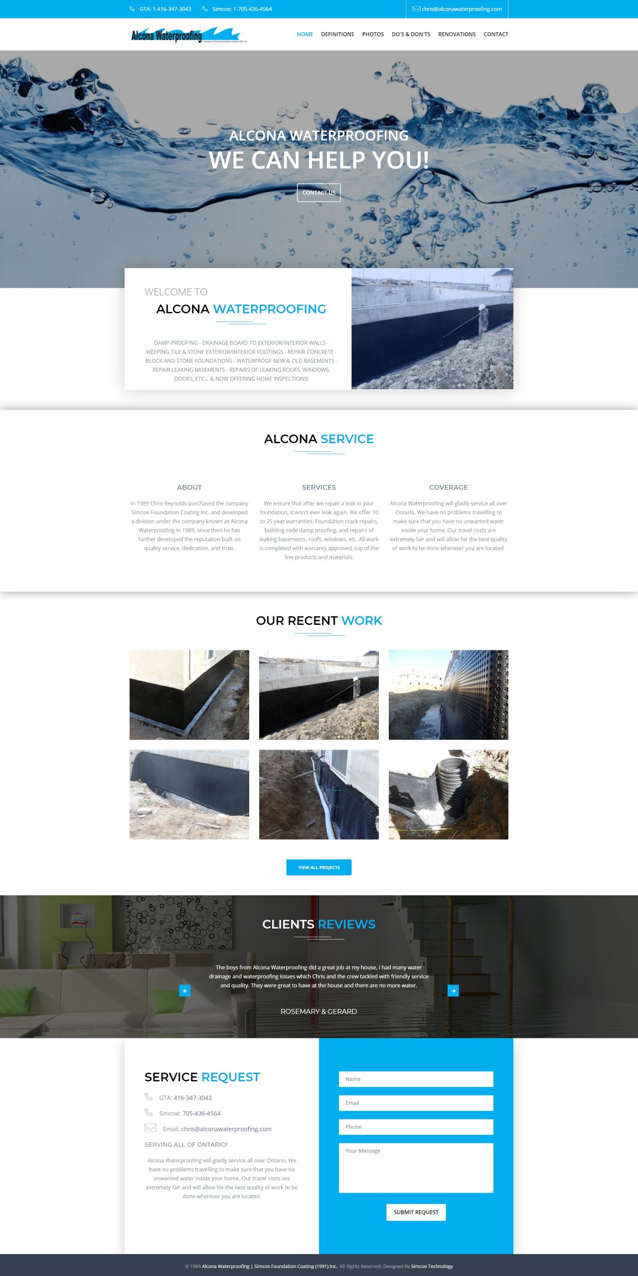 Alcona Waterproofing